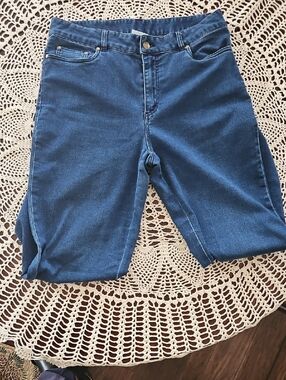 Women With Control Brand Stretch Bootcut Blue Jeans